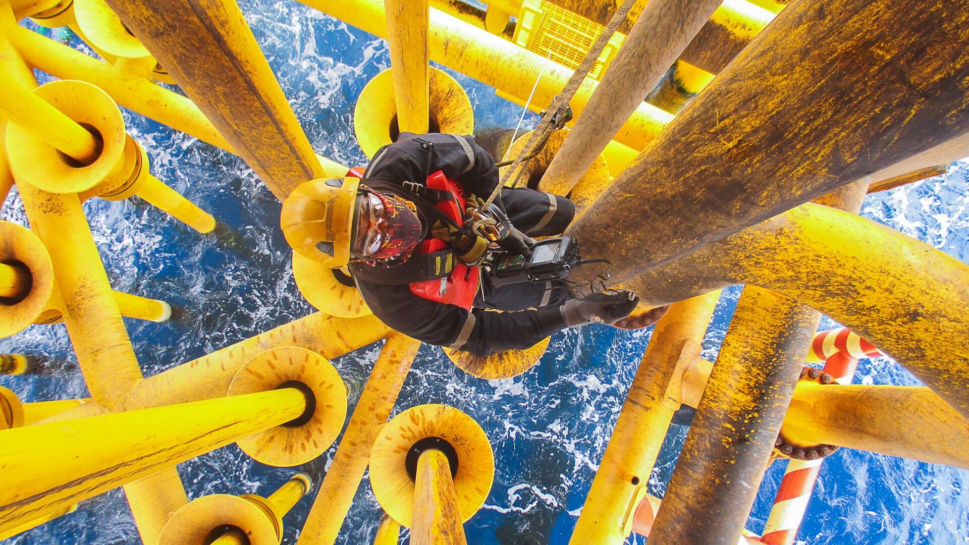 climbing above the sea